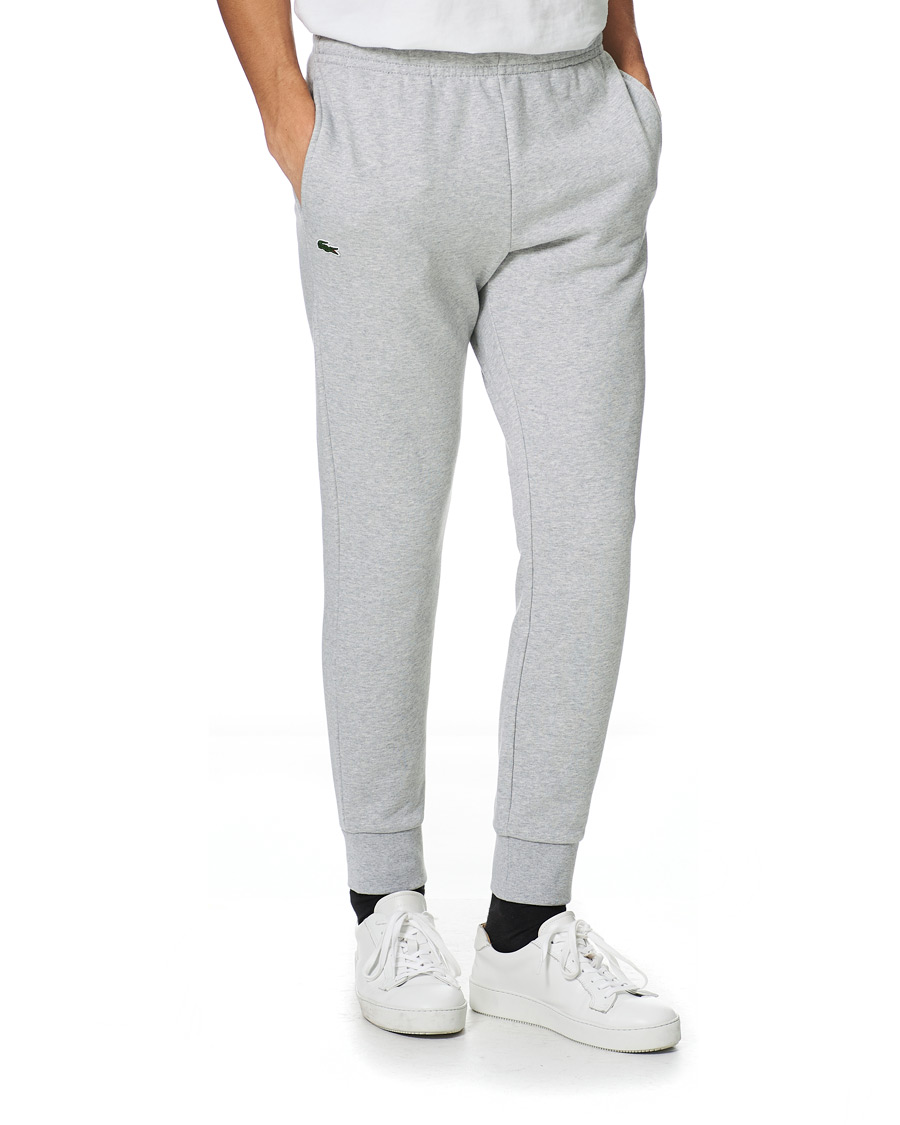 Homme | Pantalons | Lacoste | Cotton Sweatpants Grey Melange