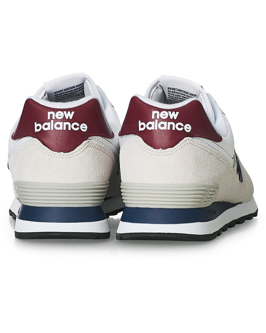 Homme | New Balance 574 Sneaker White/Navy | New Balance | 574 Sneaker White/Navy