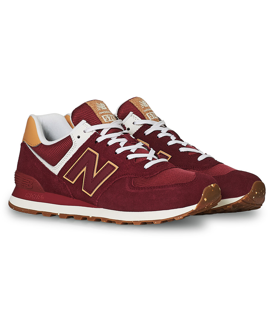Homme | New Balance 574 Sustainability Sneaker Burgundy | New Balance | 574 Sustainability Sneaker Burgundy