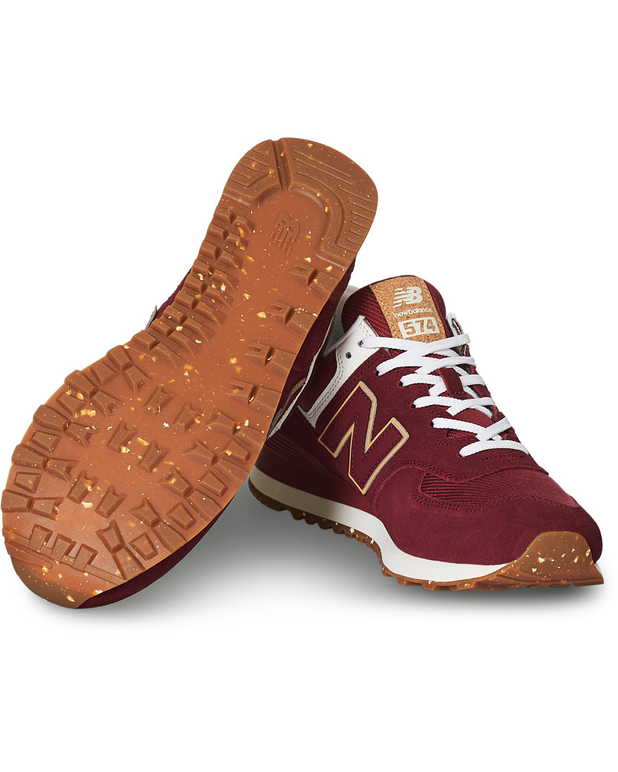 Homme | New Balance 574 Sustainability Sneaker Burgundy | New Balance | 574 Sustainability Sneaker Burgundy