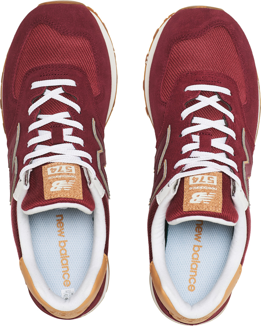 Homme | New Balance 574 Sustainability Sneaker Burgundy | New Balance | 574 Sustainability Sneaker Burgundy