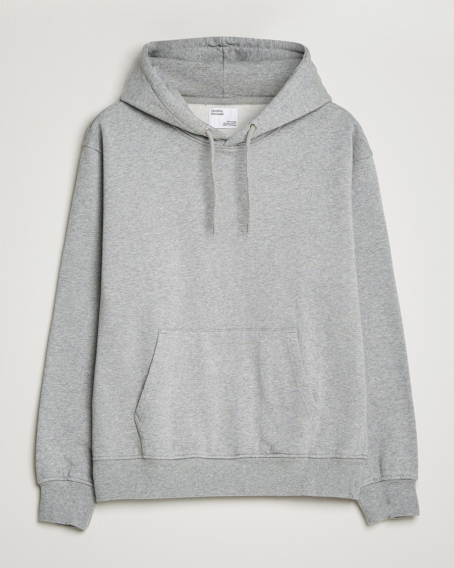 Heren | Truien | Colorful Standard | Classic Organic Hood Heather Grey