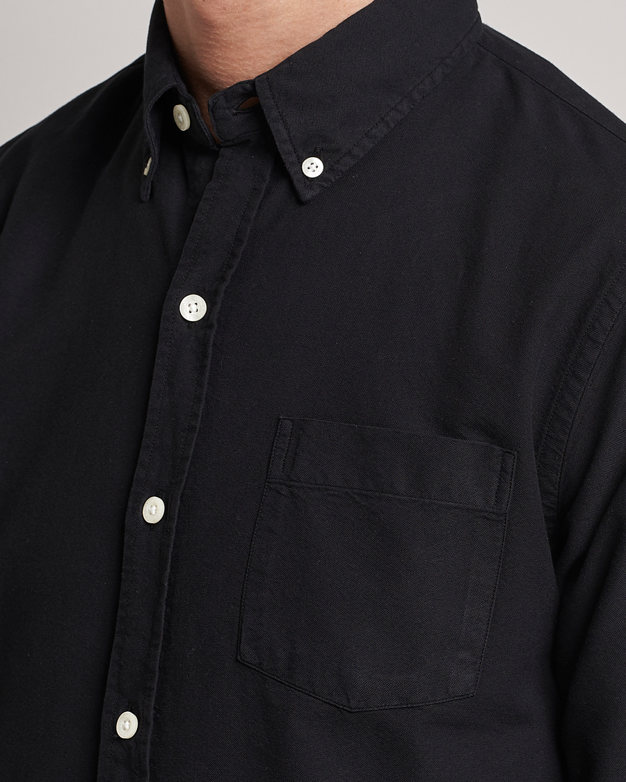 Heren | Overhemden | Colorful Standard | Classic Organic Oxford Button Down Shirt Deep Black
