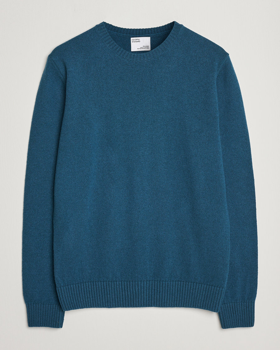 Homme | Pulls Et Tricots | Colorful Standard | Classic Merino Wool Crew Neck Ocean Green