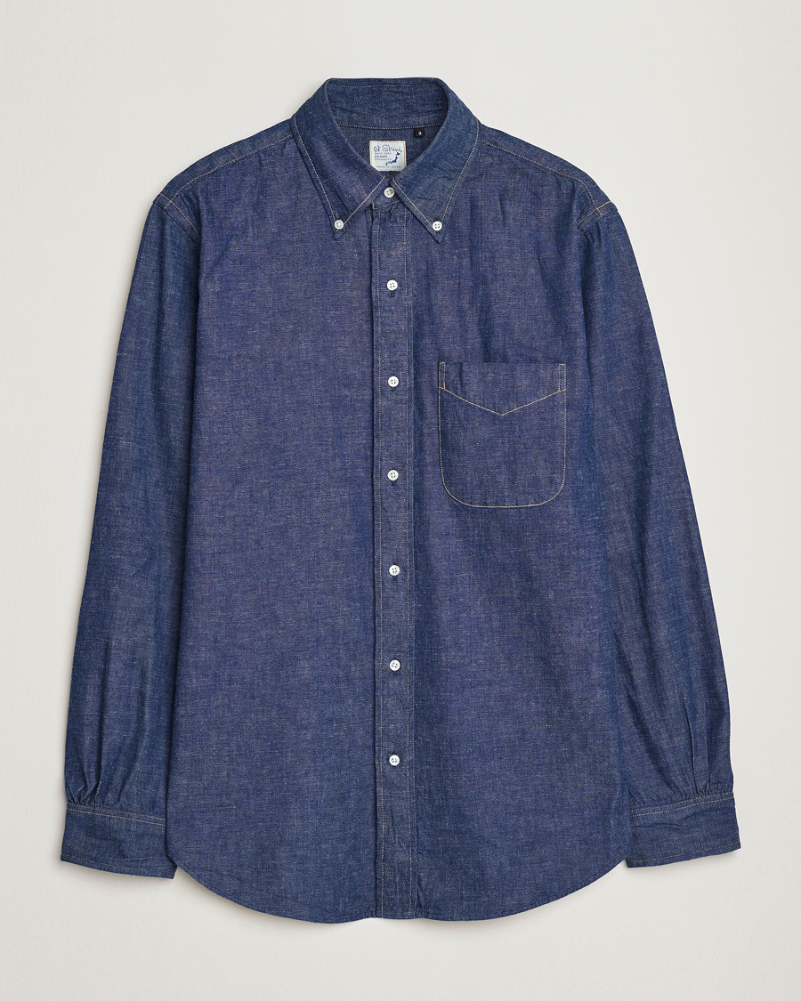 Homme | Chemises | orSlow | Denim Button Down Shirt One Wash