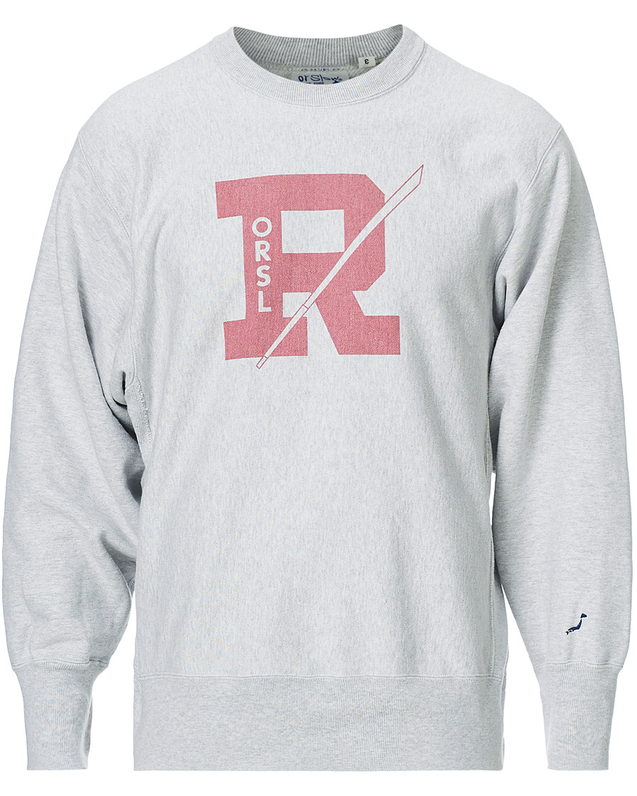 Homme | Pulls Et Tricots | orSlow | R Reverse Heavy Weight Sweatshirt Heather Grey