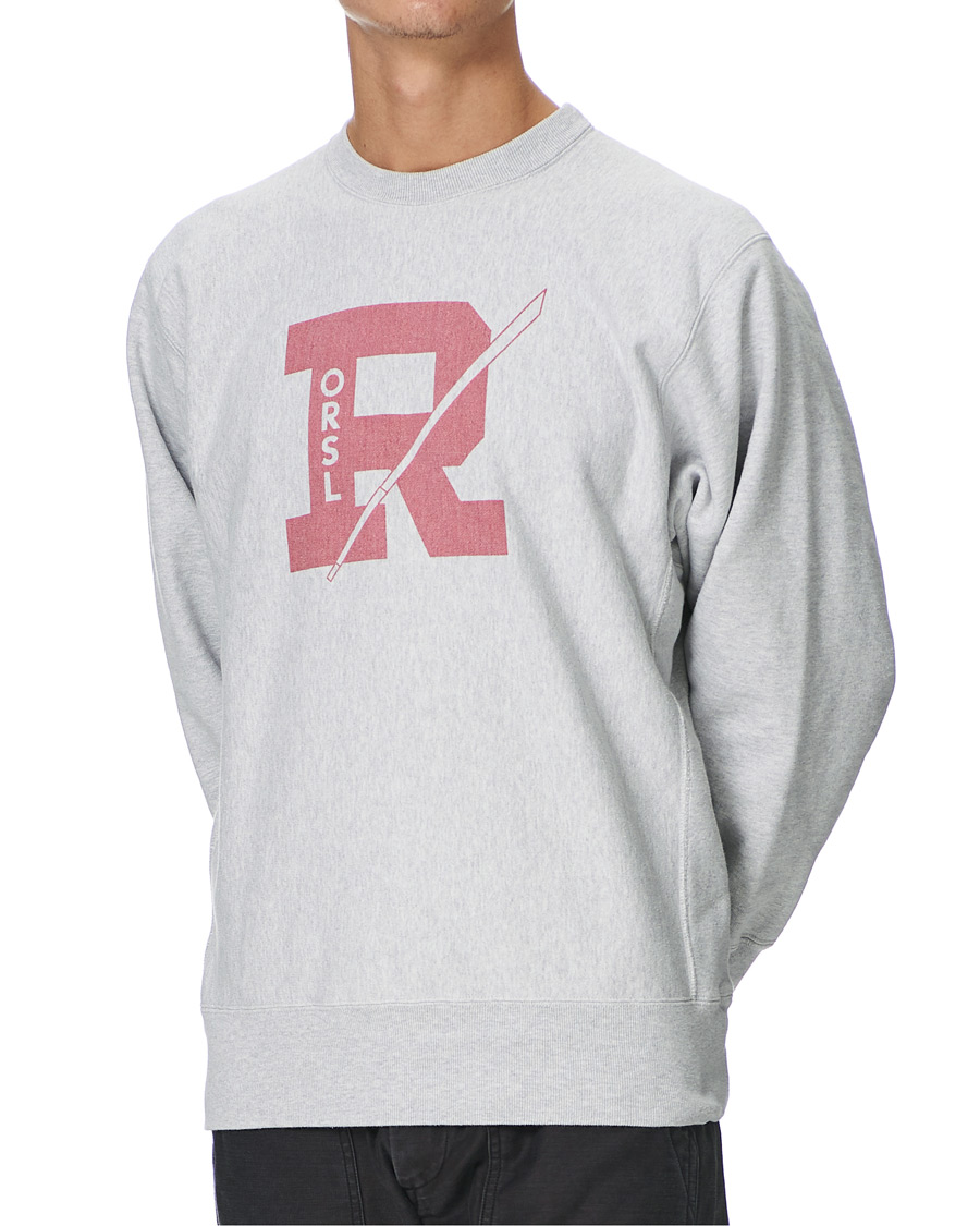 Homme | Pulls Et Tricots | orSlow | R Reverse Heavy Weight Sweatshirt Heather Grey