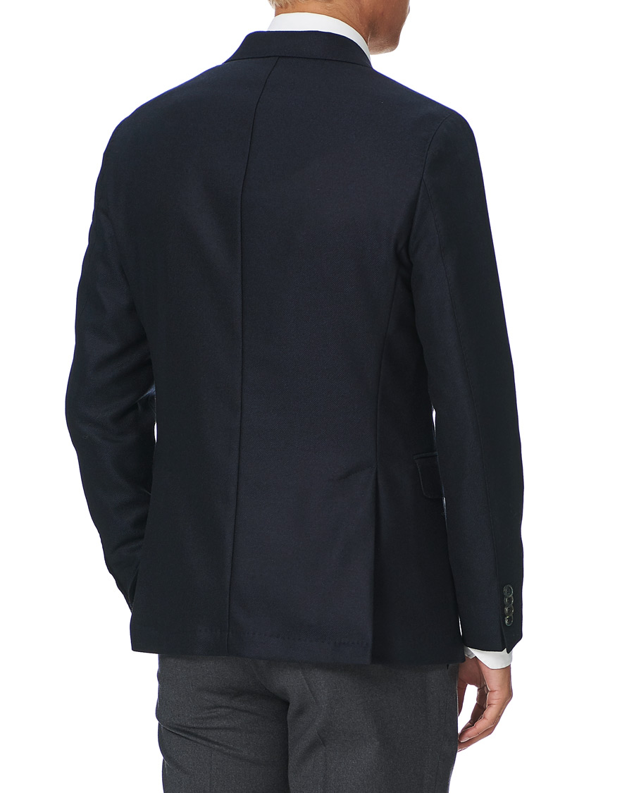 Homme | Blazers | Oscar Jacobson | Ferry Loro Piana Wool/Cashmere Blazer Navy