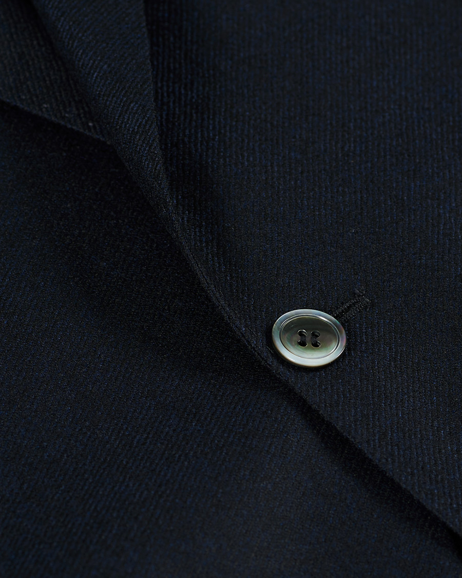 Homme | Blazers | Oscar Jacobson | Ferry Loro Piana Wool/Cashmere Blazer Navy