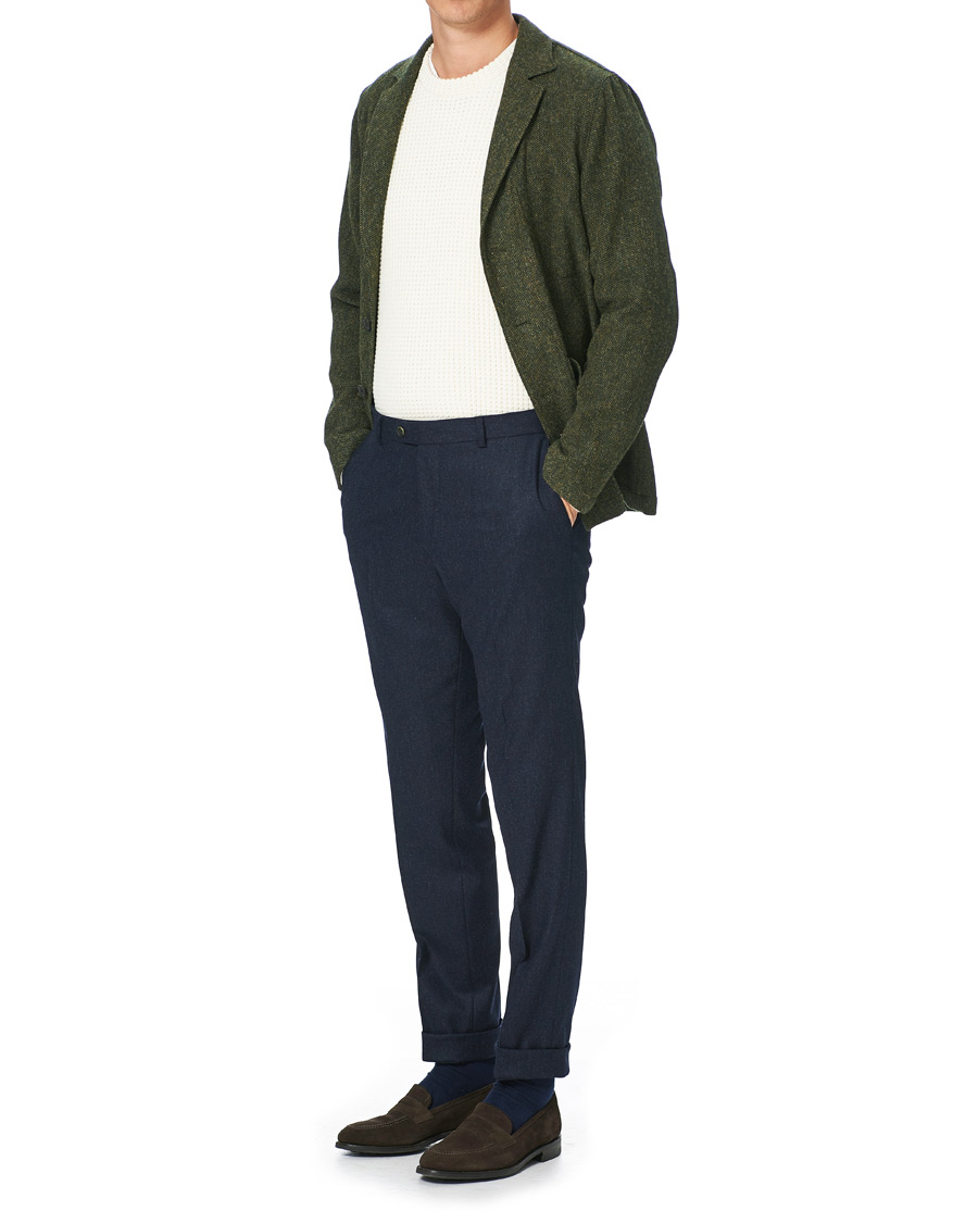 Homme | Manteaux Et Vestes | Oscar Jacobson | Hector Moon Wool/Cotton Shirt Jacket Green