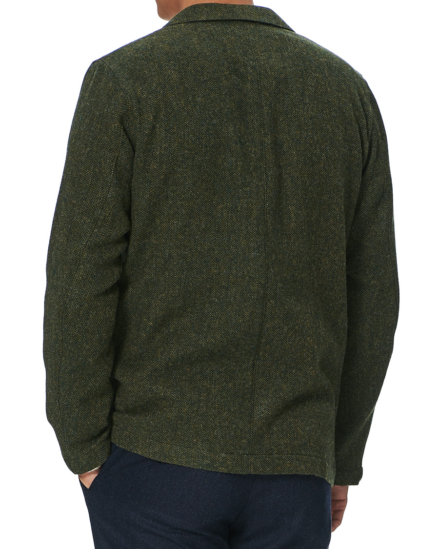 Homme | Manteaux Et Vestes | Oscar Jacobson | Hector Moon Wool/Cotton Shirt Jacket Green