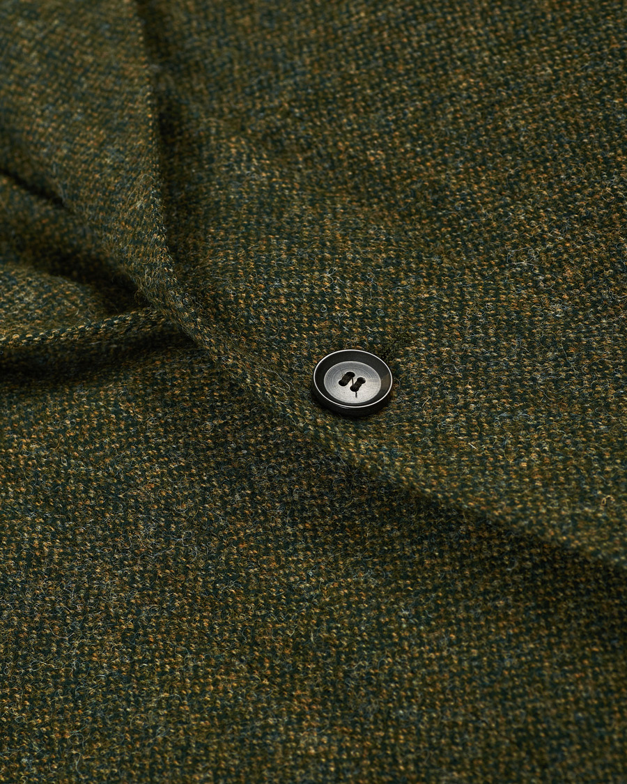 Homme | Manteaux Et Vestes | Oscar Jacobson | Hector Moon Wool/Cotton Shirt Jacket Green