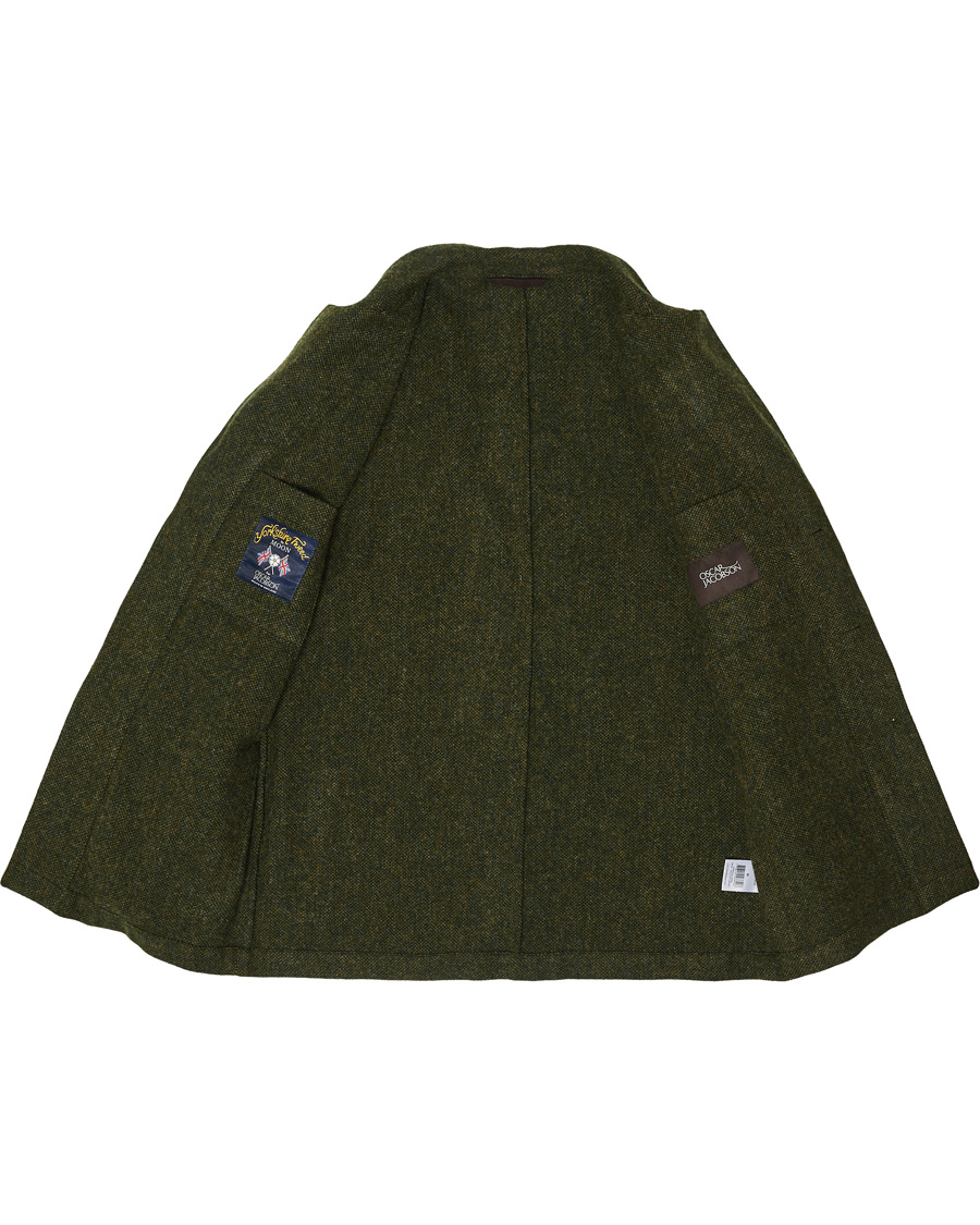 Homme | Manteaux Et Vestes | Oscar Jacobson | Hector Moon Wool/Cotton Shirt Jacket Green