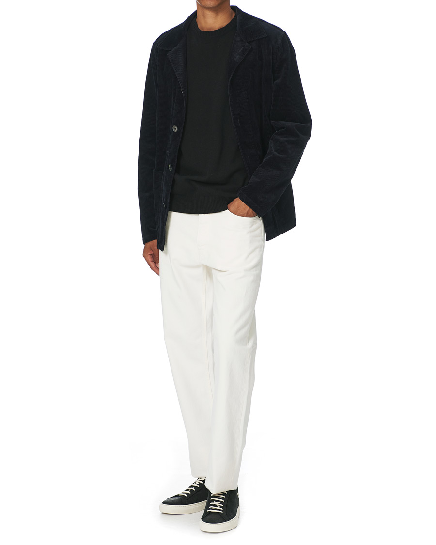 Heren | Jassen | Oscar Jacobson | Hampus Corduroy Shirt Jacket Navy