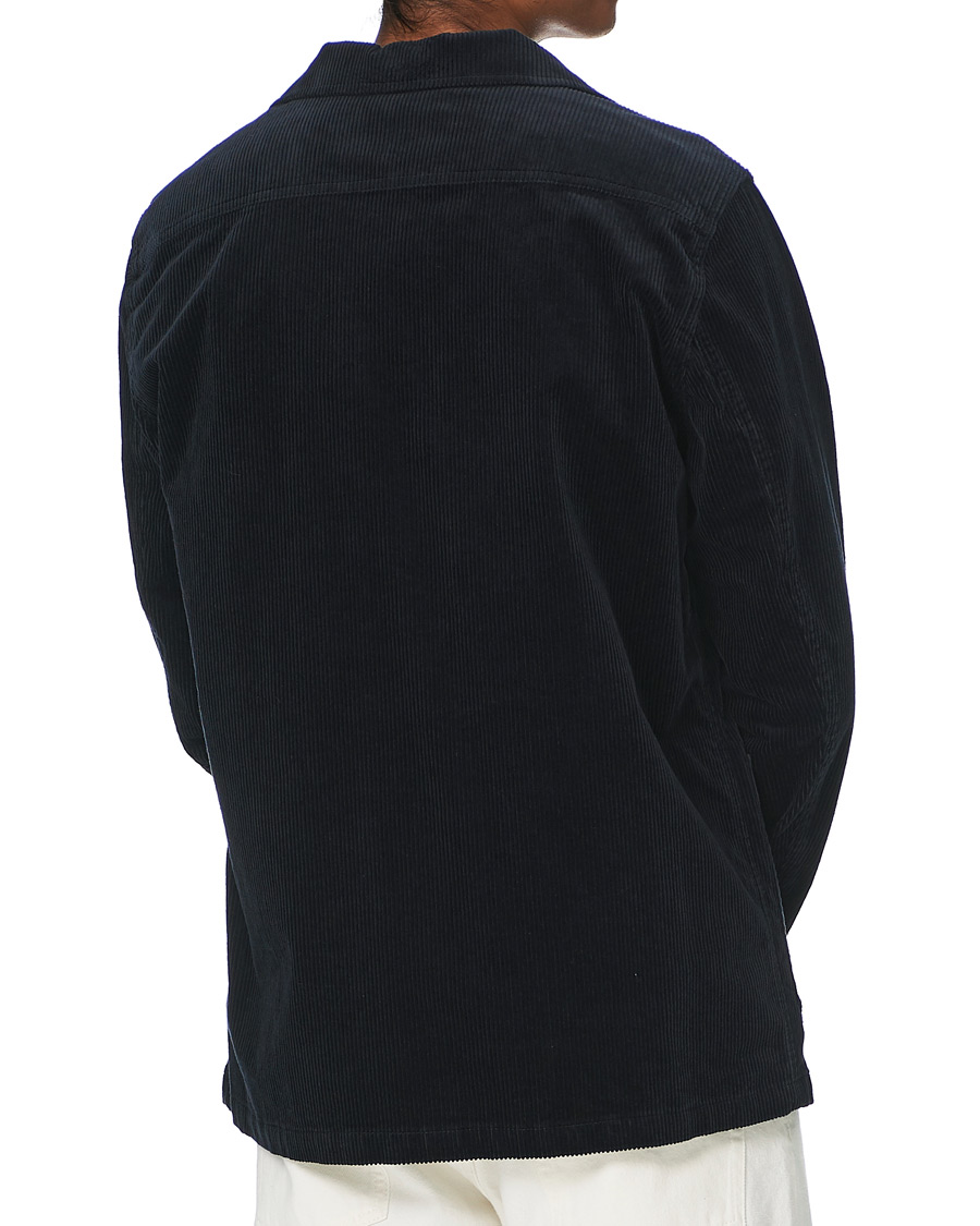 Heren | Jassen | Oscar Jacobson | Hampus Corduroy Shirt Jacket Navy