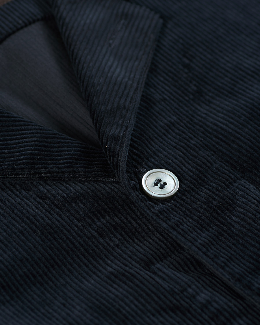Heren | Jassen | Oscar Jacobson | Hampus Corduroy Shirt Jacket Navy