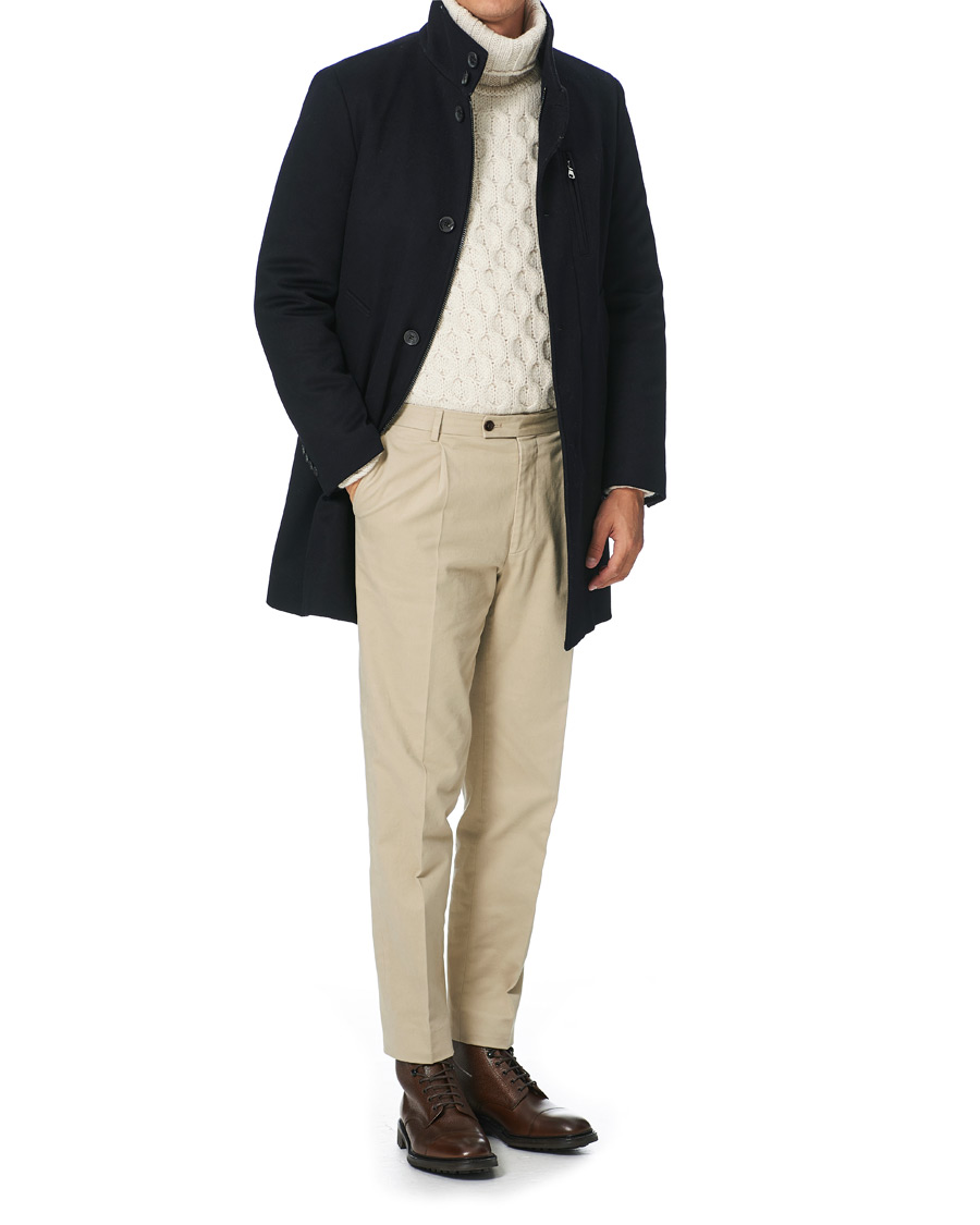 Homme | Manteaux Et Vestes | Oscar Jacobson | Landon Loro Piana Jacket Navy