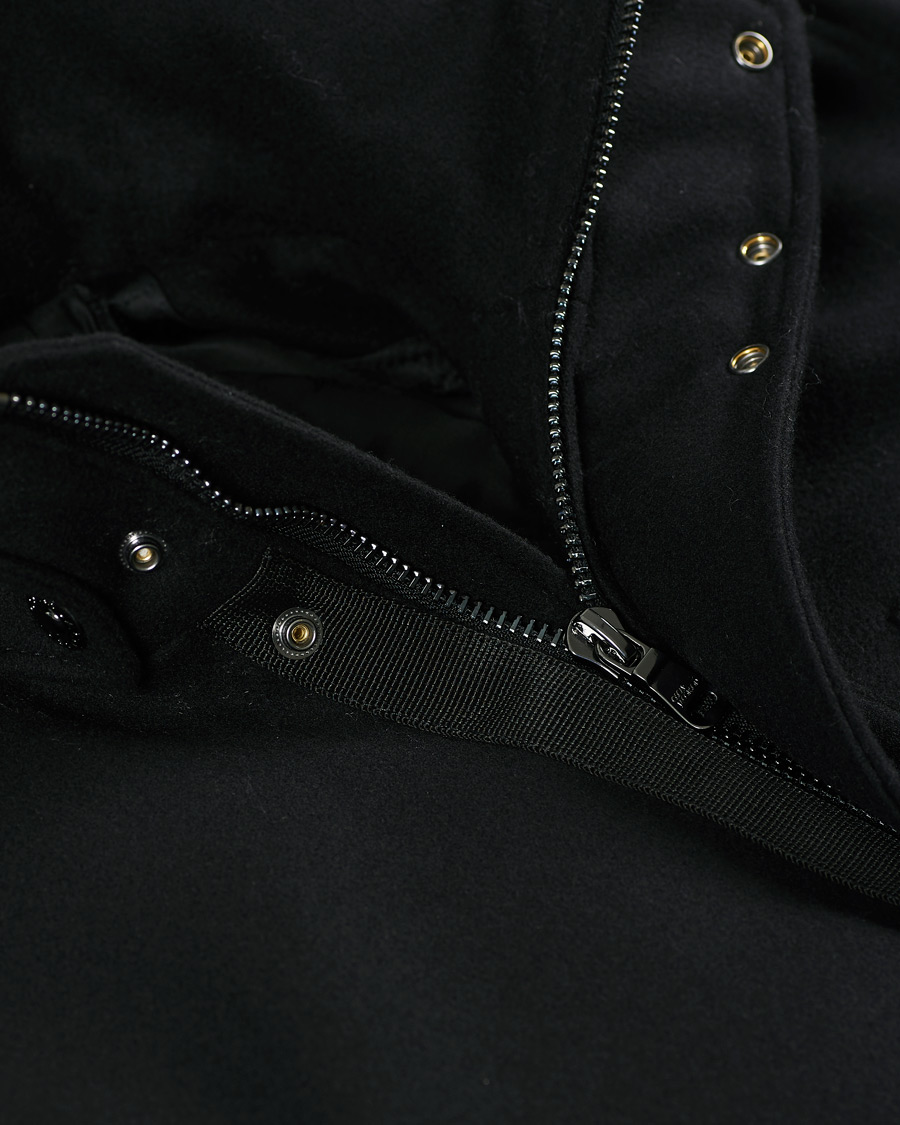 Heren | Jassen | Oscar Jacobson | Dammond Padded Wool Parka Black