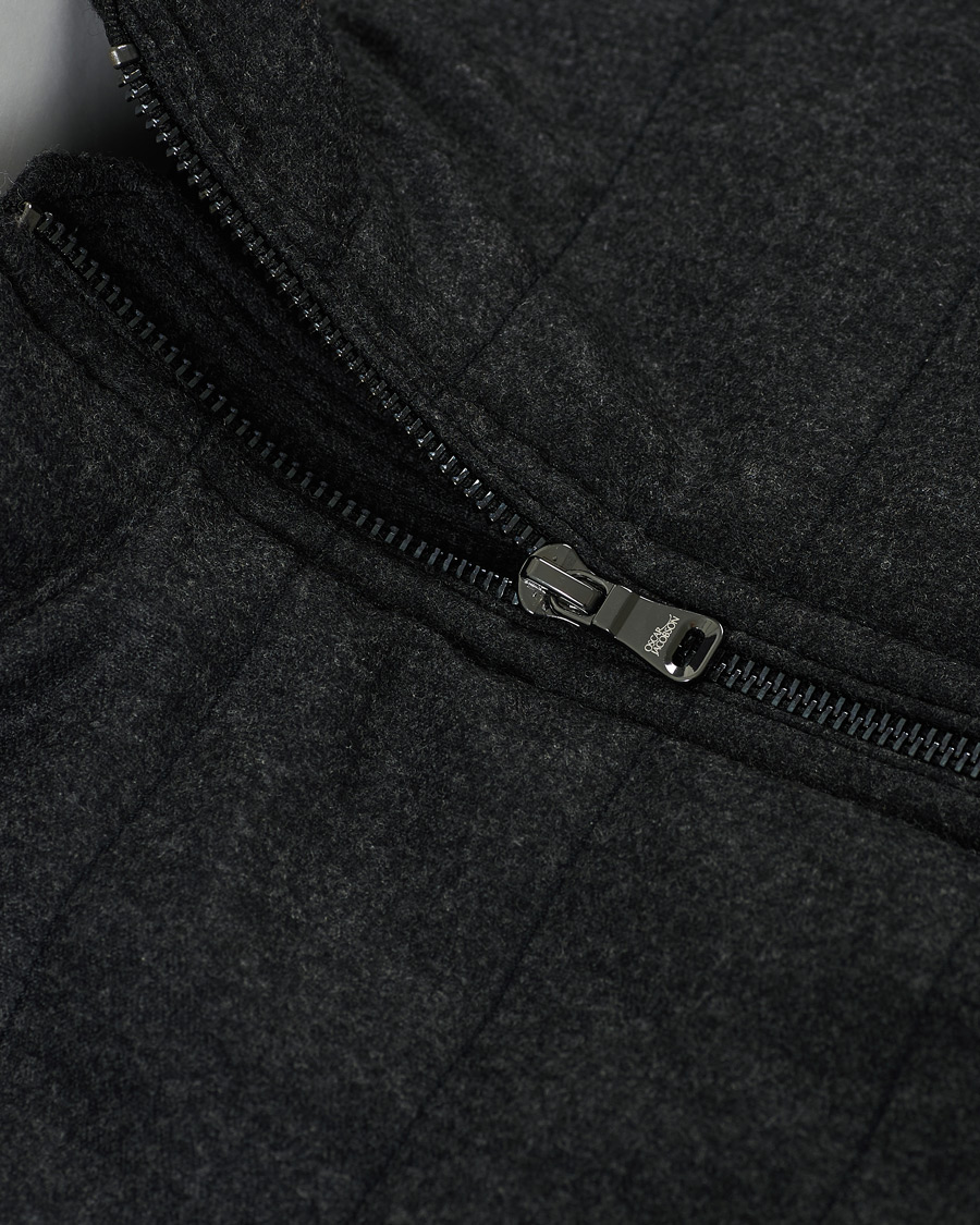 Homme | Manteaux Et Vestes | Oscar Jacobson | Liner EVO Flannel Waistcoat Charcoal