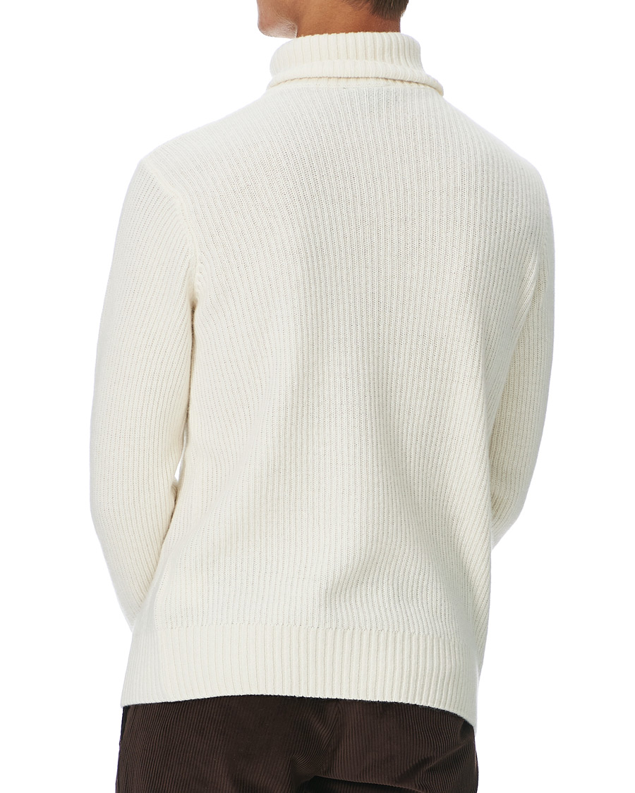 Homme | Pulls Et Tricots | Oscar Jacobson | Samir Wool/Cashmere Cable Rollneck Creme