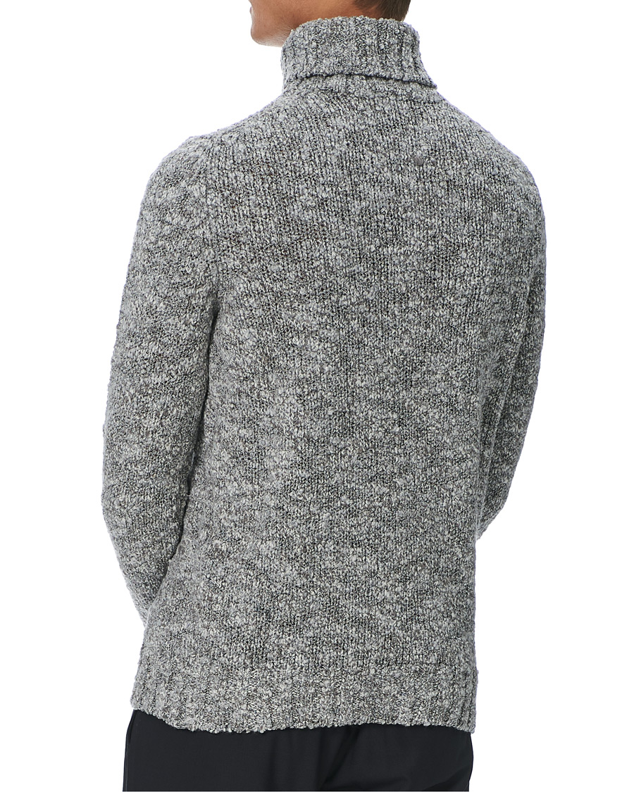Homme | Pulls Et Tricots | Oscar Jacobson | Kristopher Heavy Knitted Rollneck Grey