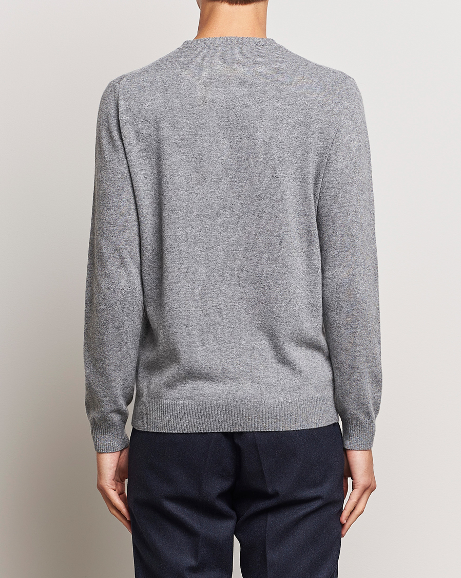 Homme | Pulls Et Tricots | Oscar Jacobson | Valter Wool/Cashmere Round Neck Light Grey