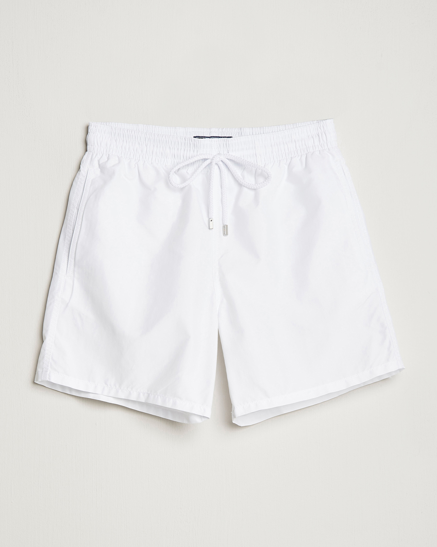 Homme | Maillots De Bain | Vilebrequin | Moorea Swimshorts Blanc