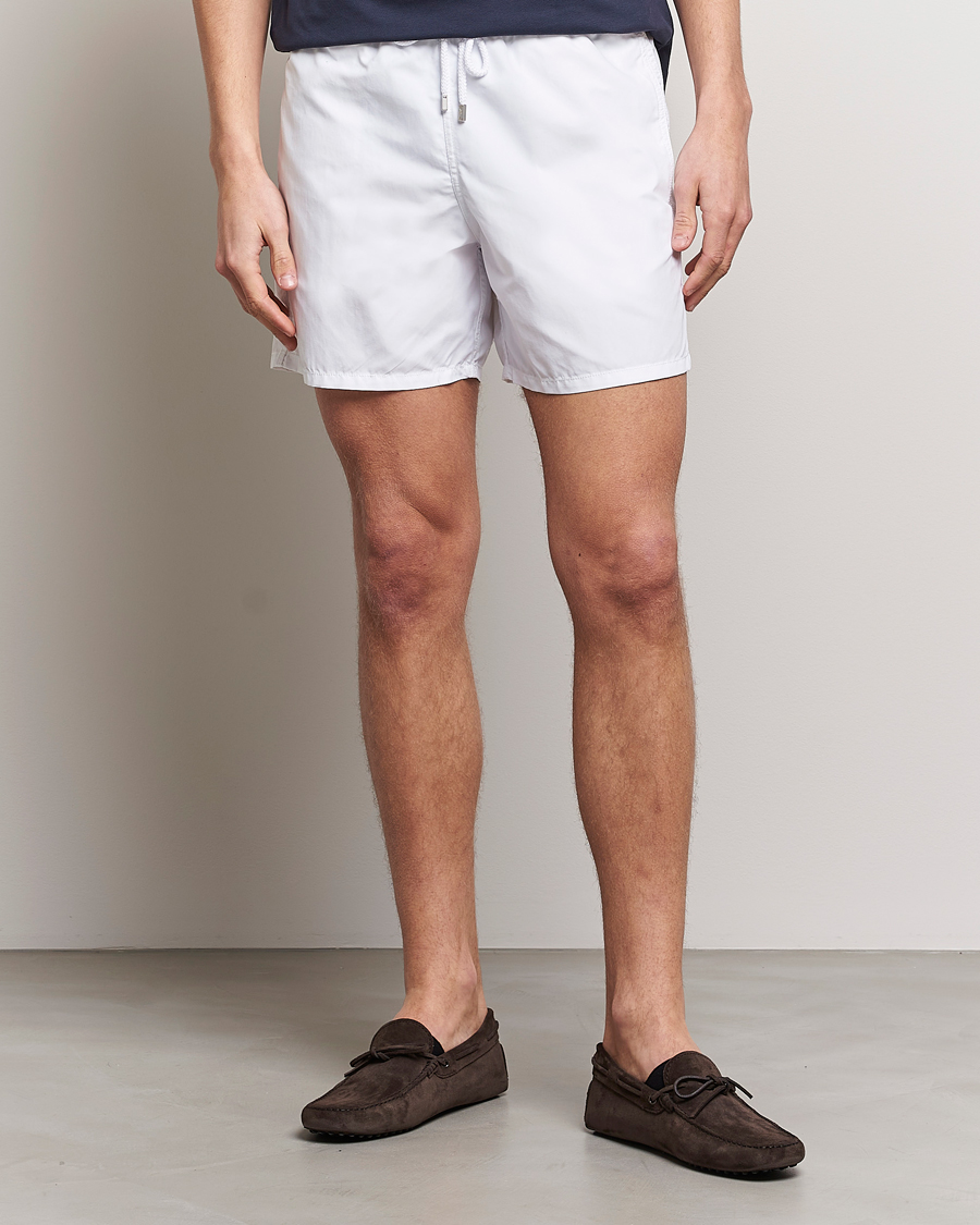 Homme | Maillots De Bain | Vilebrequin | Moorea Swimshorts Blanc