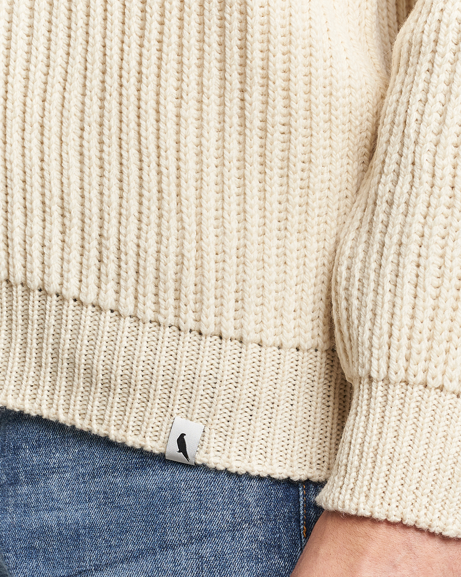 Homme | Pulls Et Tricots | Peregrine | Wilkinson Ribbed Wool Cardigan Ecru