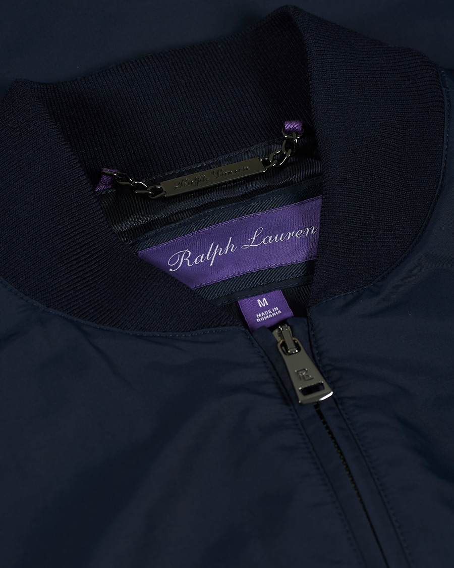 Homme | Manteaux Et Vestes | Ralph Lauren Purple Label | Drayton Lined Bomber Jacket Chairman Navy