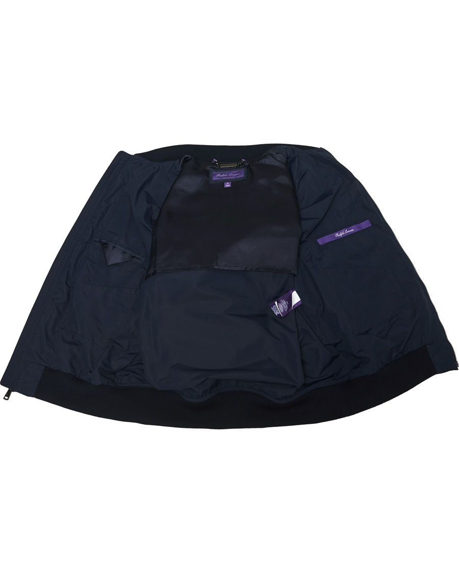 Homme | Manteaux Et Vestes | Ralph Lauren Purple Label | Drayton Lined Bomber Jacket Chairman Navy