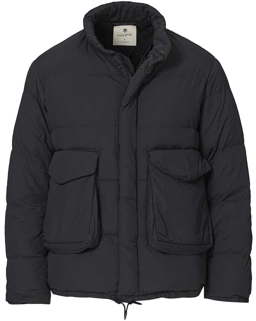 Homme | Manteaux Et Vestes | Snow Peak | Recycled Nylon Ripstop Down Jacket Black