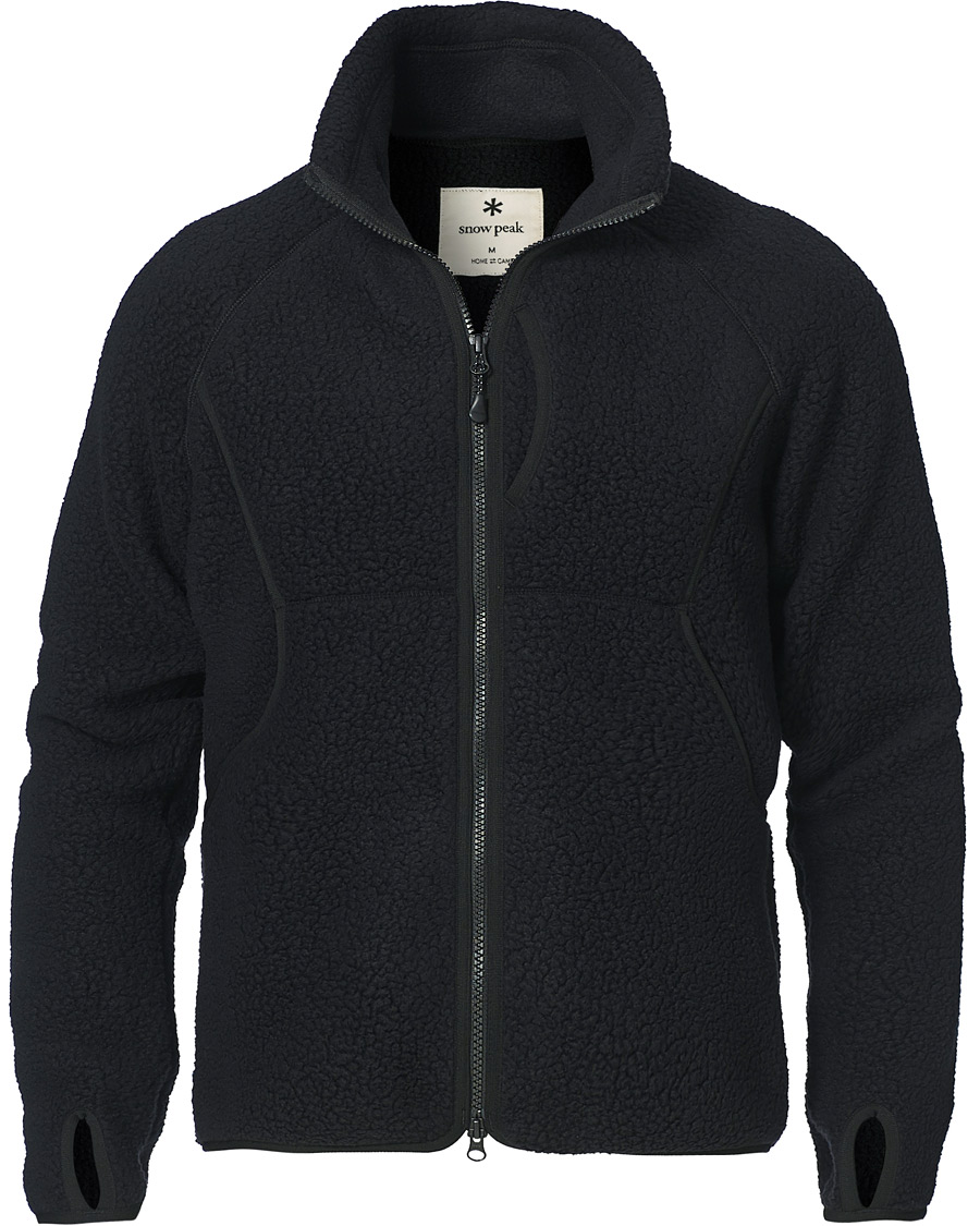 Homme | Pulls Et Tricots | Snow Peak | Thermal Boa Fleece Jacket Black