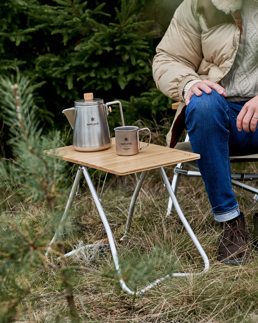 Homme | Outdoor living | Snow Peak | Foldable My Table Bamboo