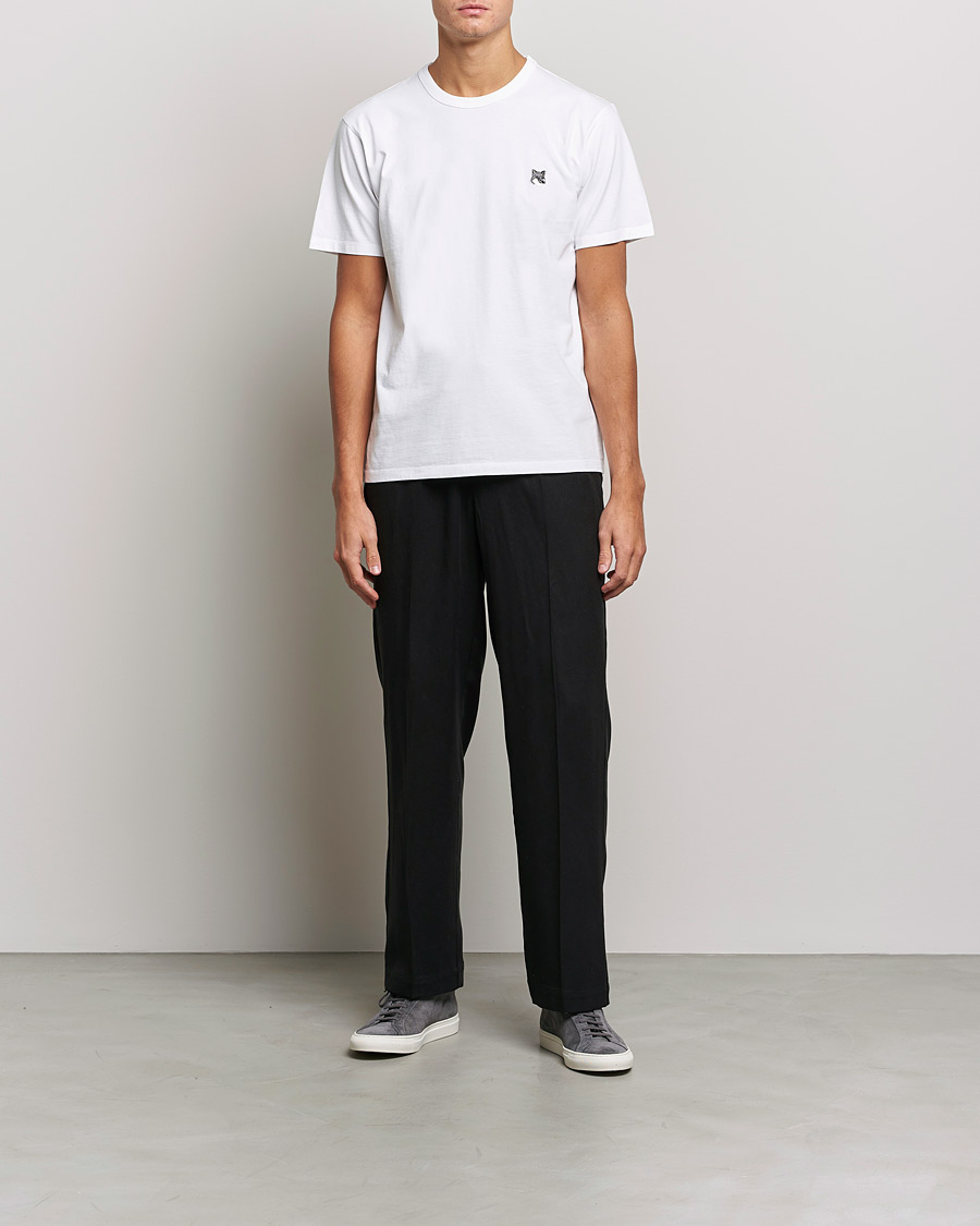 Homme | T-shirts | Maison Kitsuné | Grey Fox Head Tee White