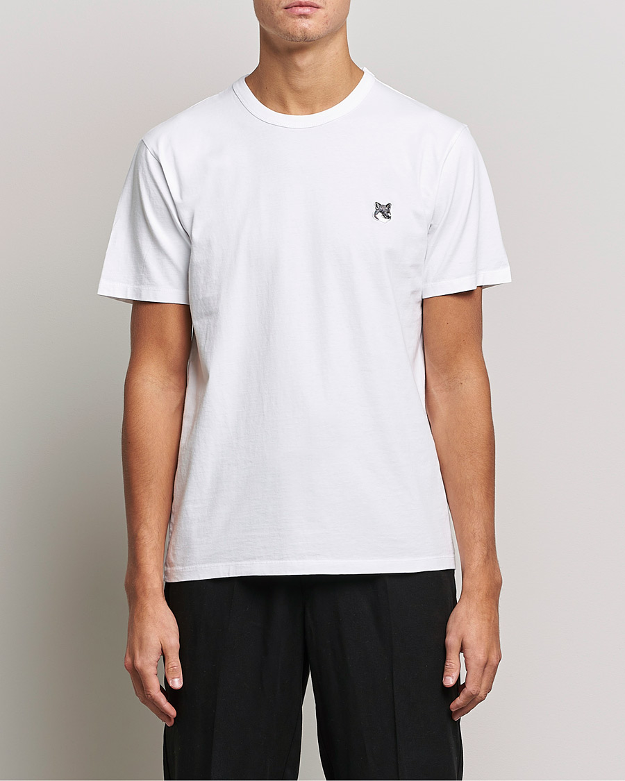 Homme | T-shirts | Maison Kitsuné | Grey Fox Head Tee White