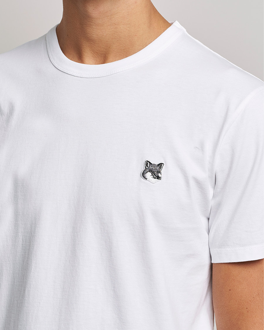 Homme | T-shirts | Maison Kitsuné | Grey Fox Head Tee White