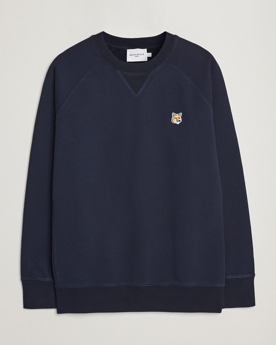 Homme | Pulls Et Tricots | Maison Kitsuné | Fox Head Sweatshirt Navy