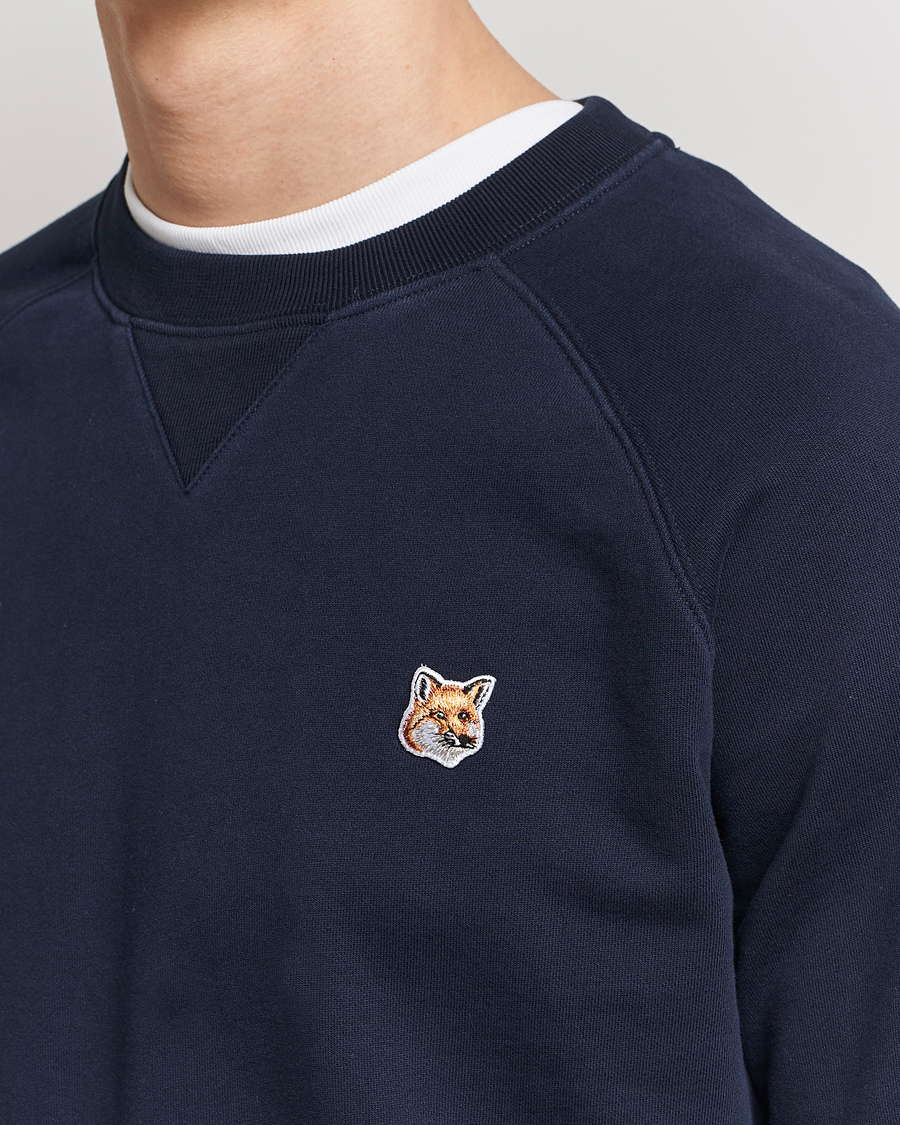 Homme | Pulls Et Tricots | Maison Kitsuné | Fox Head Sweatshirt Navy