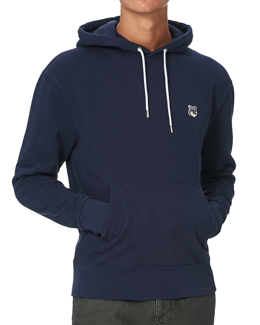 Homme | Pulls Et Tricots | Maison Kitsuné | Grey Fox Head Hoodie Navy