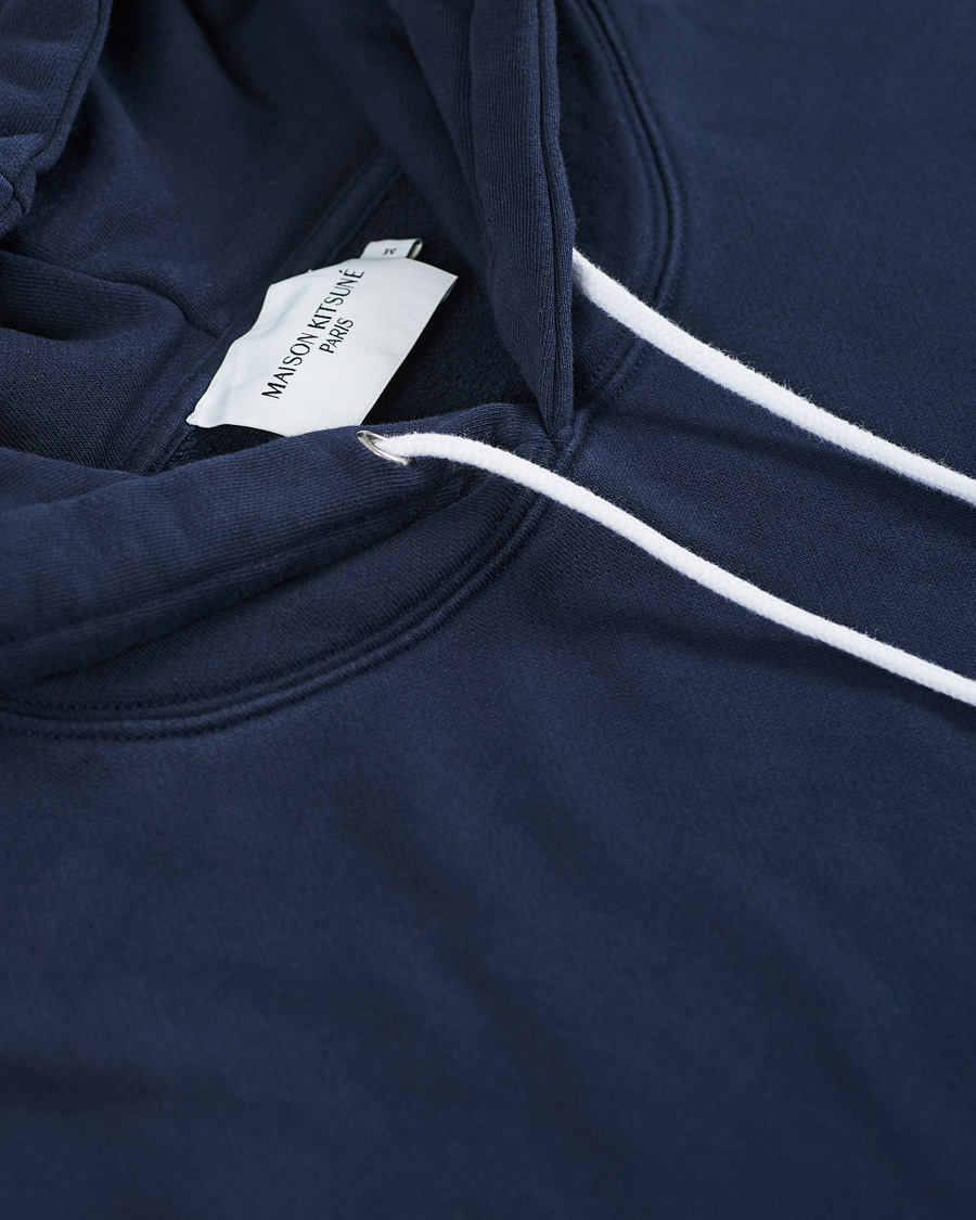 Homme | Pulls Et Tricots | Maison Kitsuné | Grey Fox Head Hoodie Navy