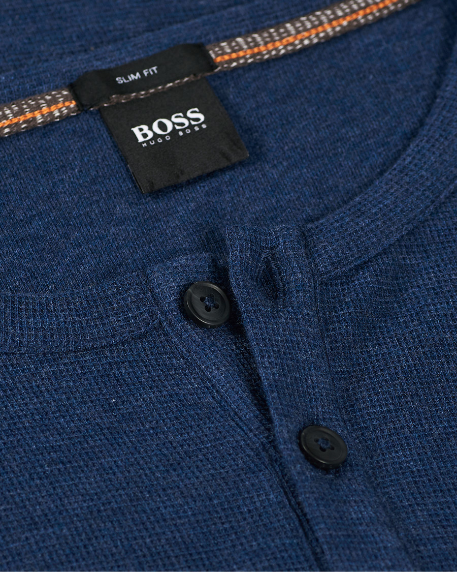 Homme | Pulls Et Tricots | BOSS ORANGE | BOSS Casual Trix Fine Waffle Heather Dark Blue