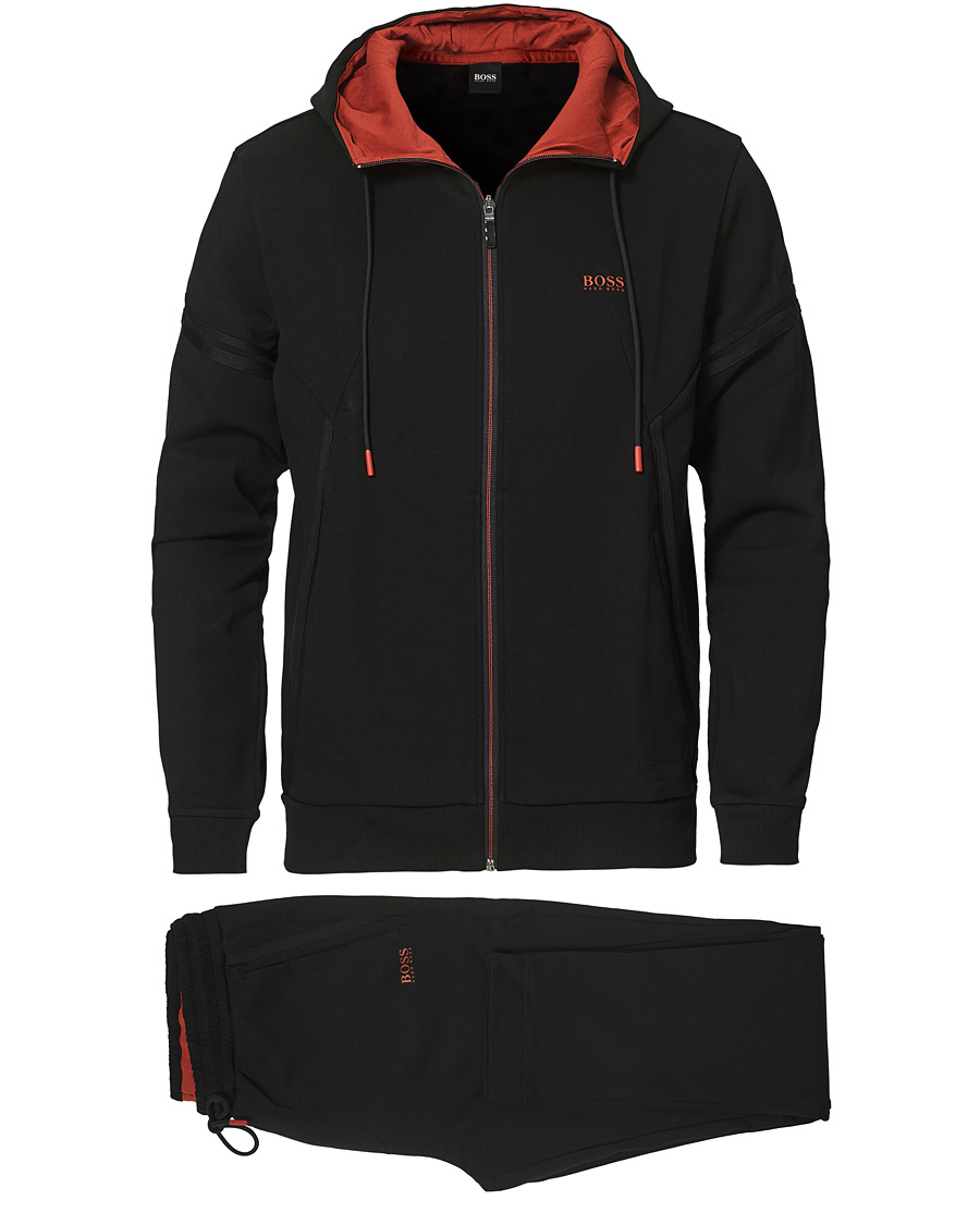 Homme | Pulls Et Tricots | BOSS GREEN | BOSS Athleisure Tracksuit Sweat Set Black