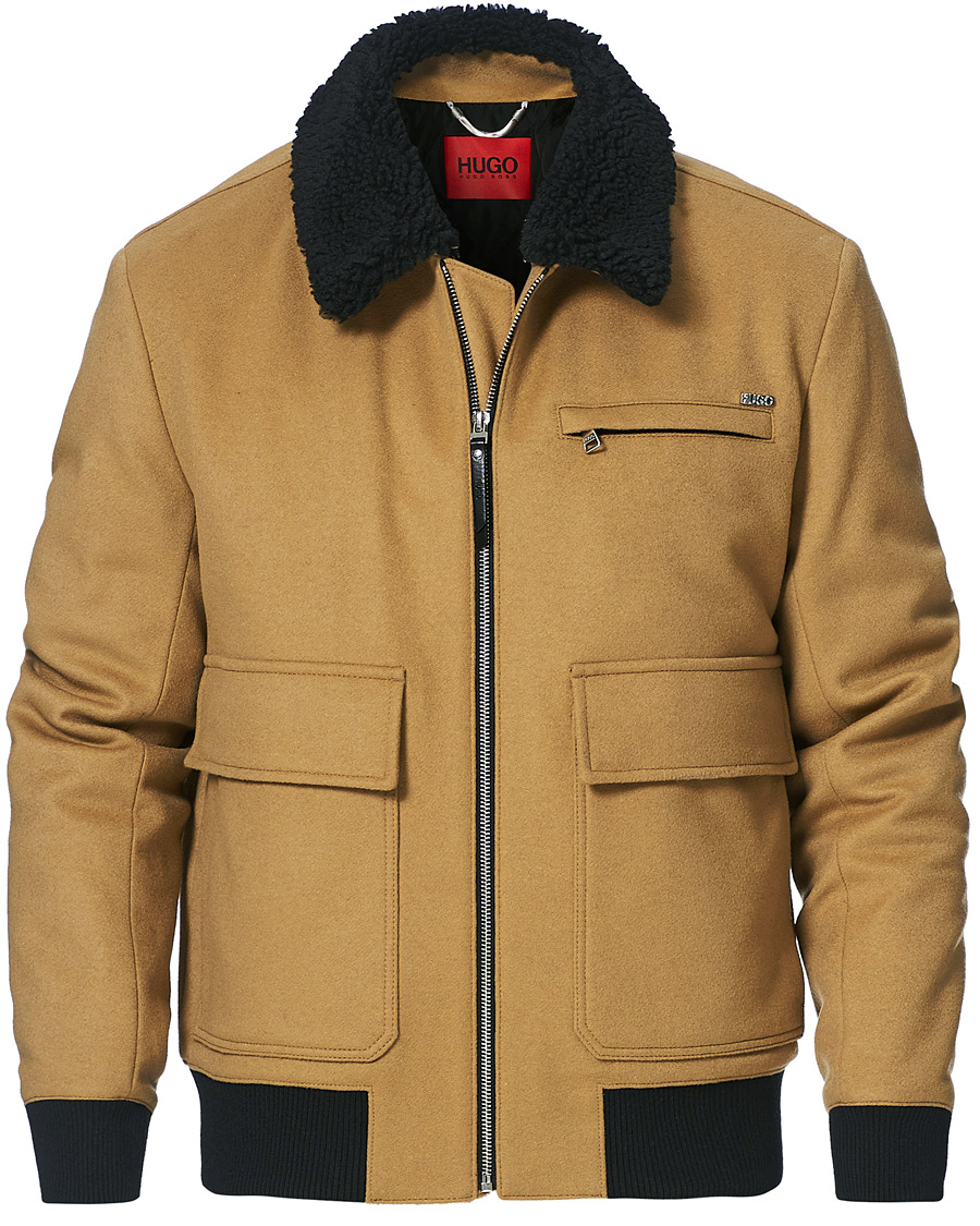 Homme | Manteaux Et Vestes | HUGO | Bavi Shearling Jacket Medium Beige