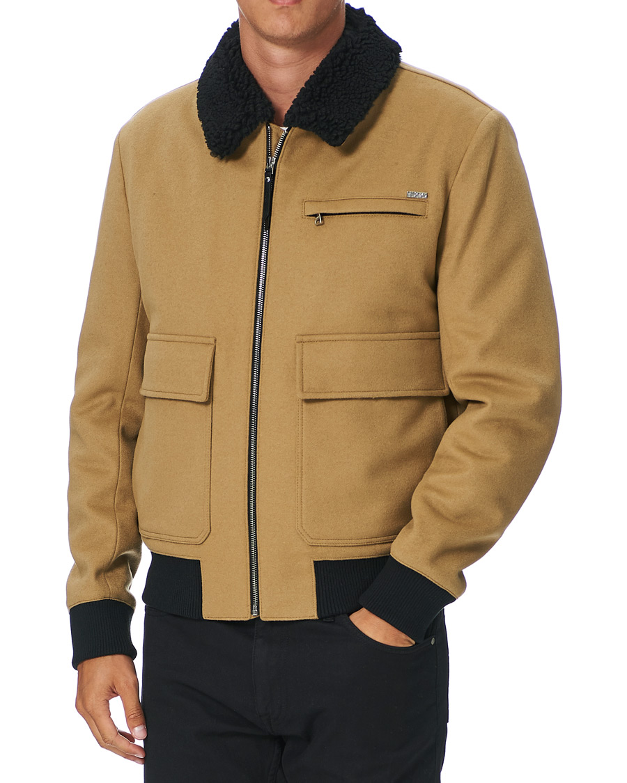 Homme | Manteaux Et Vestes | HUGO | Bavi Shearling Jacket Medium Beige