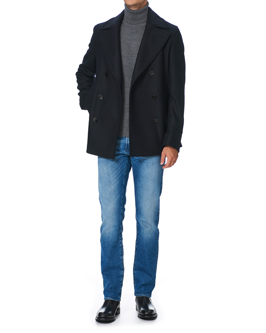 Heren | Jassen | BOSS BLACK | BOSS Hyde Peacoat Dark Blue