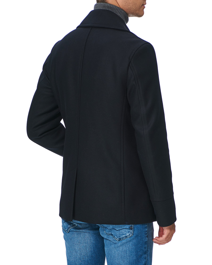 Heren | Jassen | BOSS BLACK | BOSS Hyde Peacoat Dark Blue