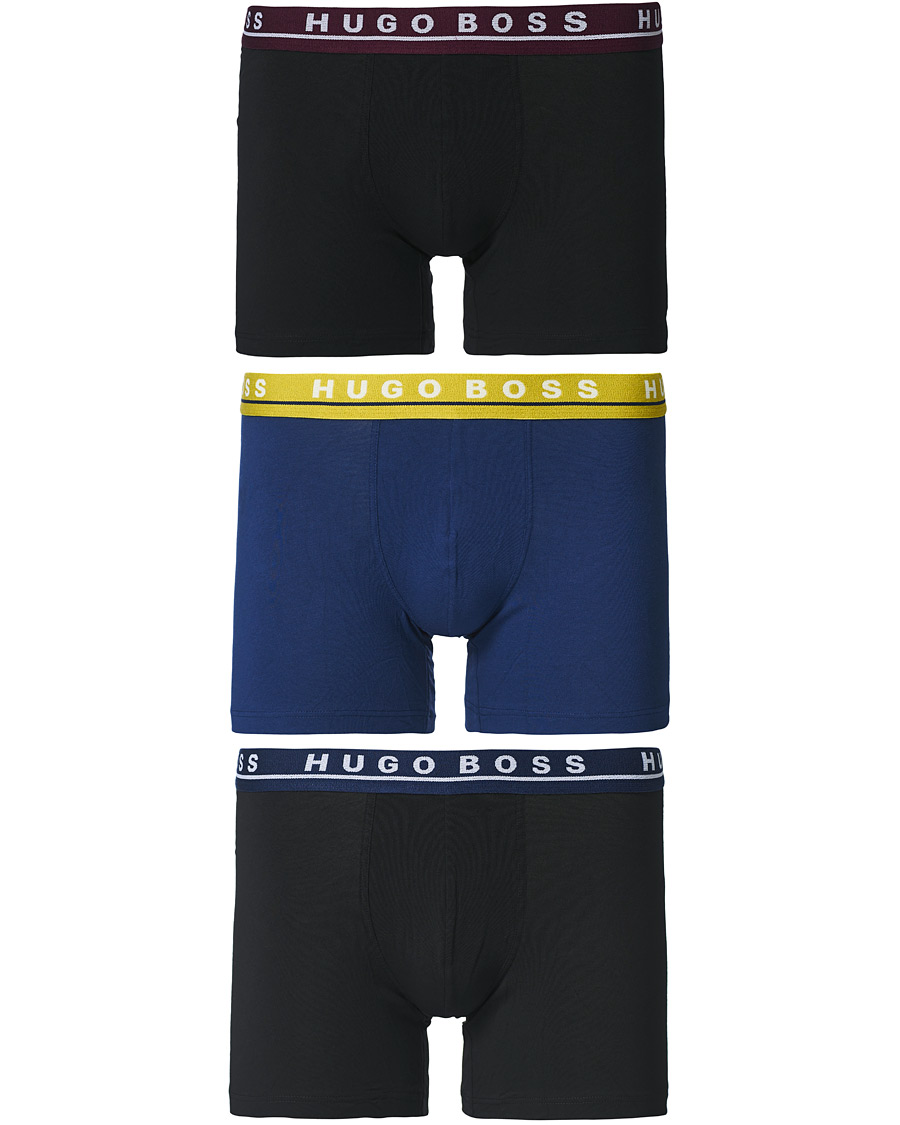 Homme | Sous-Vêtements Et Chaussettes | BOSS BLACK | BOSS 3-Pack Boxer Brief Black/Blue/Navy