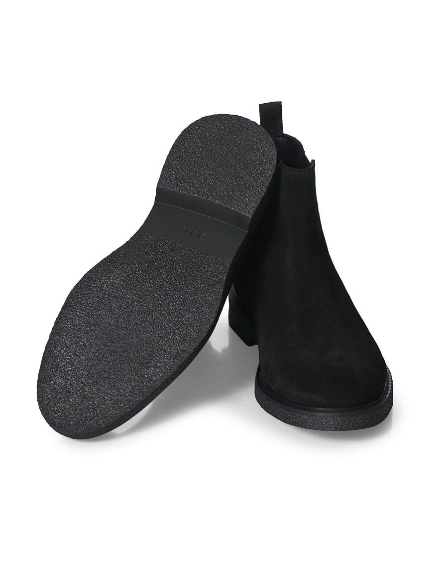 Homme | BOSS Tunley Suede Chelsea Boots Black | BOSS BLACK | BOSS Tunley Suede Chelsea Boots Black