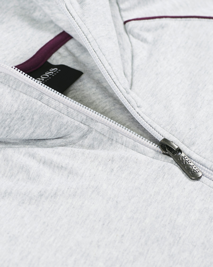 Heren | Truien | BOSS BLACK | BOSS Mix & Match Full Zip Jacket Light Grey
